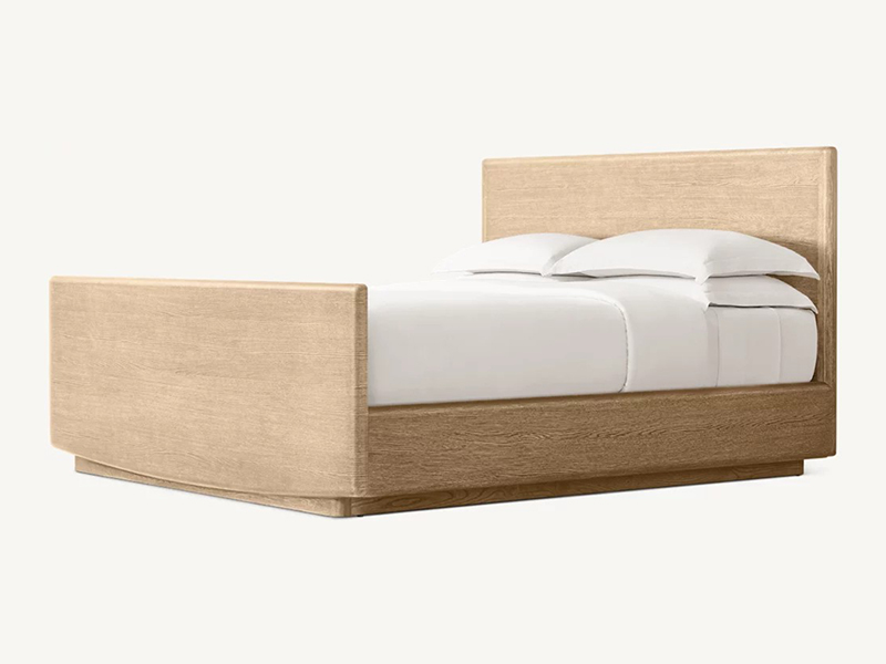 Wood Bed; Modern Bed;Brown Bed