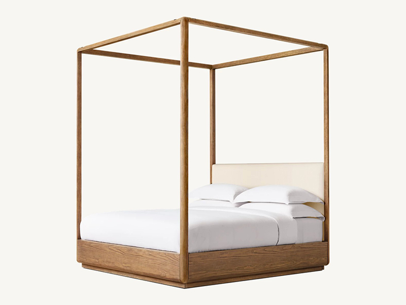 Wood Bed; Modern Bed;Brown Bed