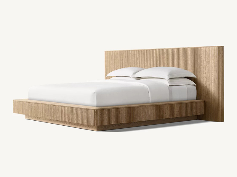 Wood Bed; Modern Bed;Brown Bed