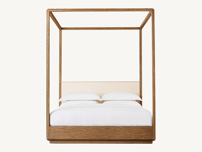 Wood Bed; Modern Bed;Brown Bed