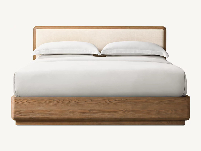 Wood Bed; Modern Bed;Brown Bed