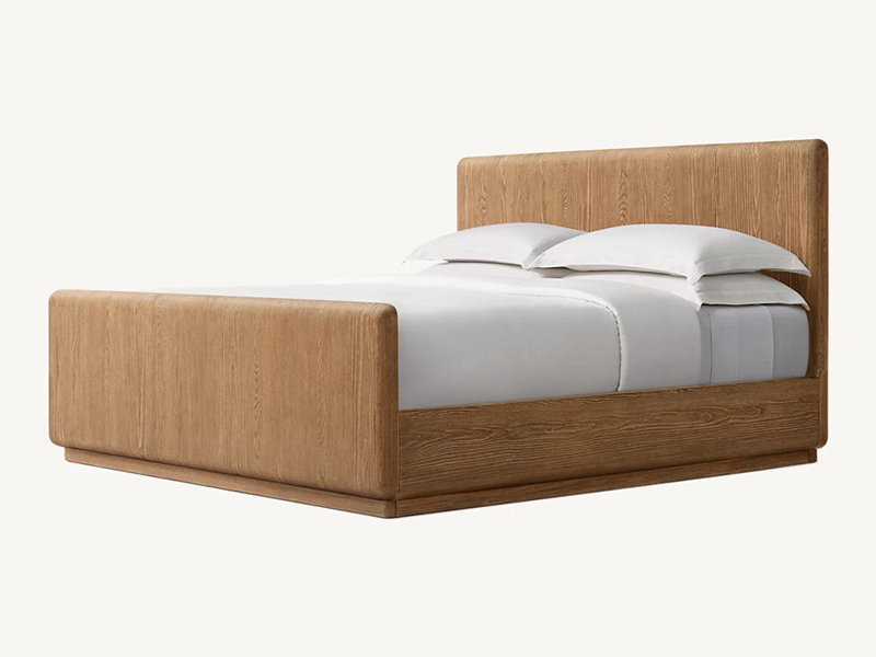 Wood Bed; Modern Bed;Brown Bed