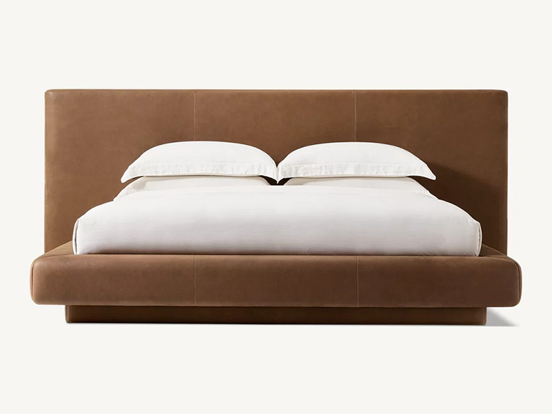 Wood Bed; Modern Bed;Brown Bed