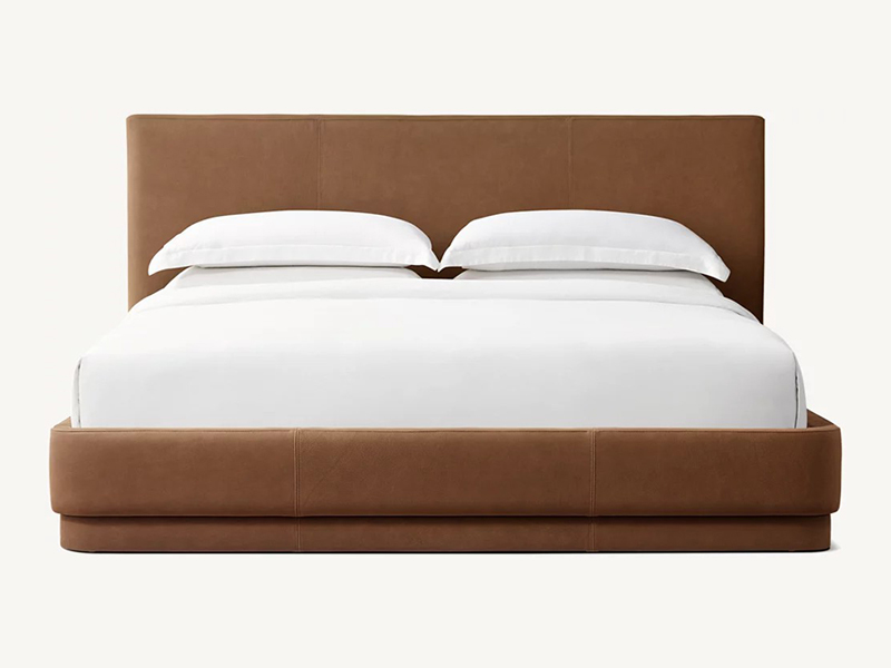 Wood Bed; Modern Bed;Brown Bed
