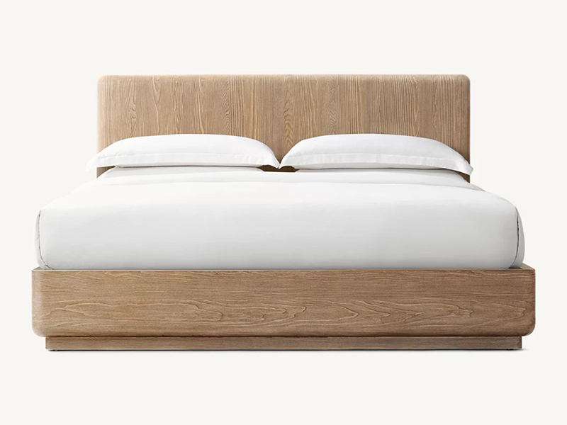 Wood Bed; Modern Bed;Brown Bed