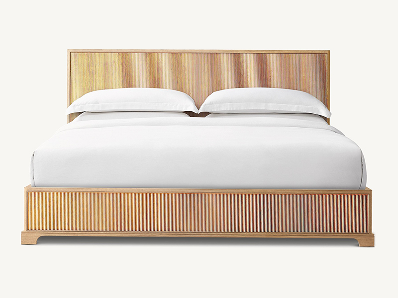 Wood Bed; Modern Bed;Brown Bed