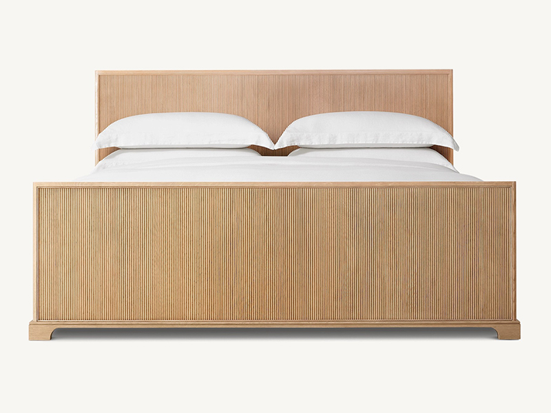 Wood Bed; Modern Bed;Brown Bed