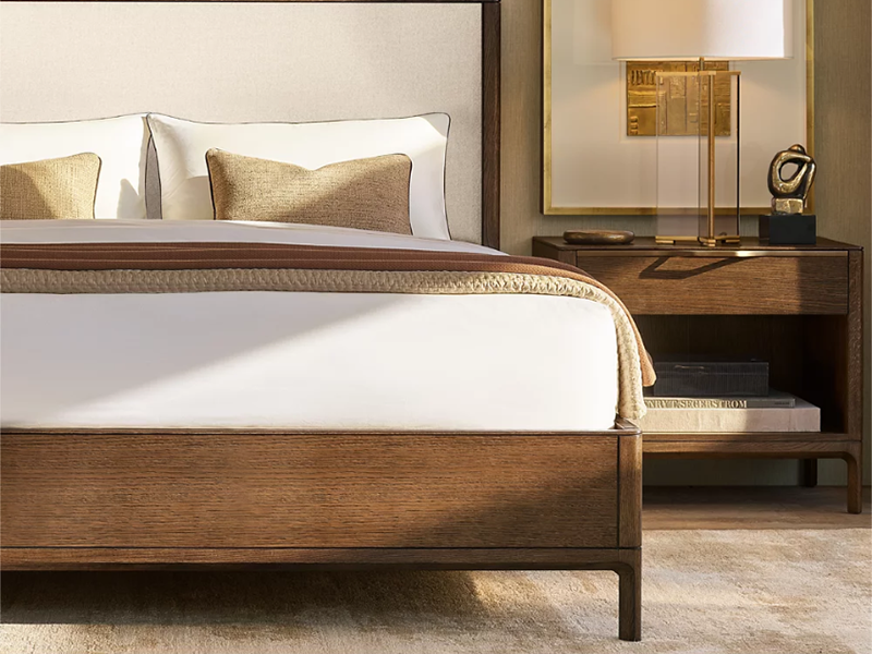 PANEL BED,BED,WOOD BED