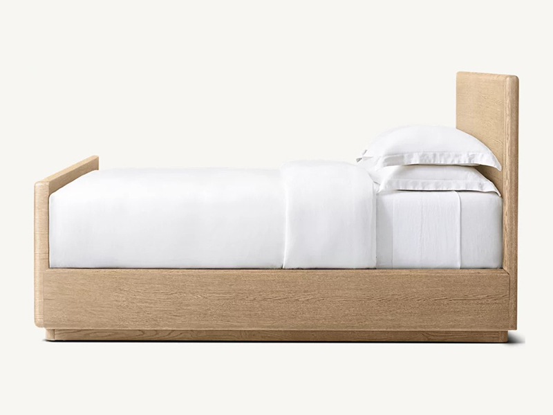 Wood Bed; Modern Bed;Brown Bed