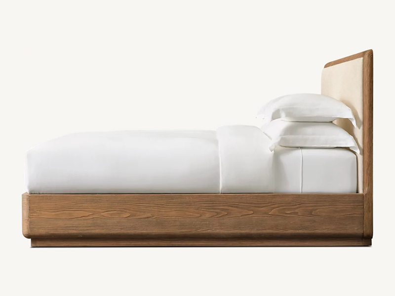 Wood Bed; Modern Bed;Brown Bed