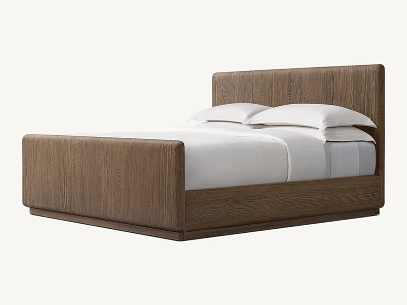 Wood Bed; Modern Bed;Brown Bed