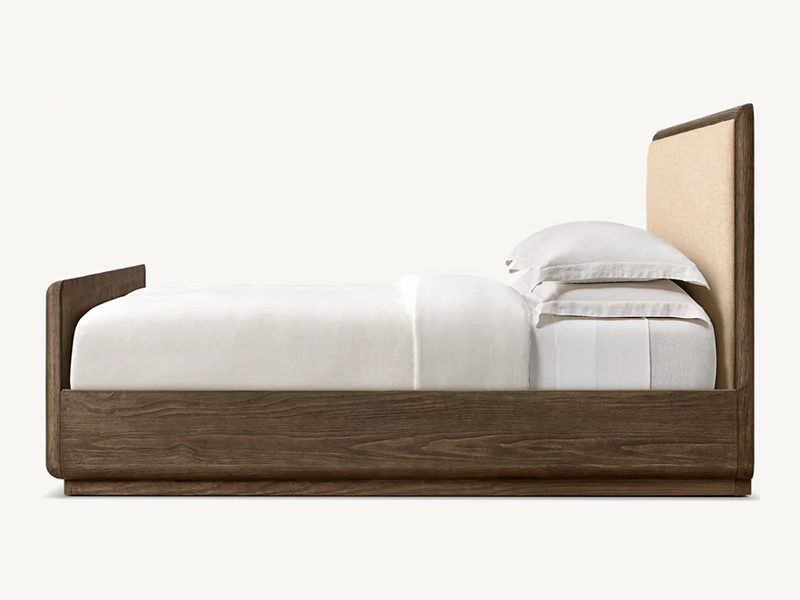 Wood Bed; Modern Bed;Brown Bed