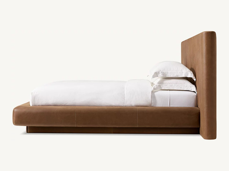 Wood Bed; Modern Bed;Brown Bed