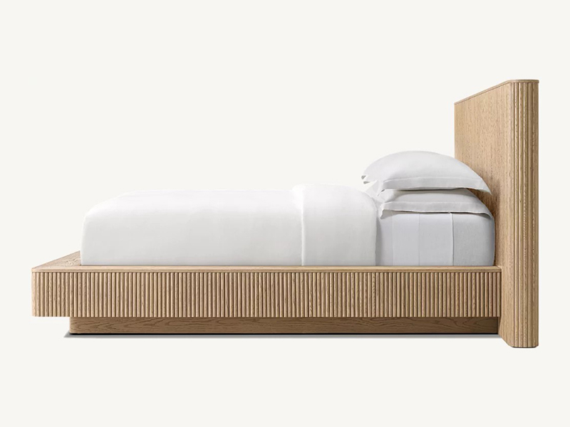 Wood Bed; Modern Bed;Brown Bed