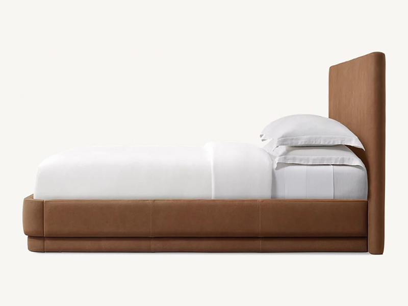 Wood Bed; Modern Bed;Brown Bed