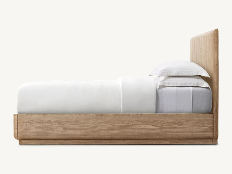 Wood Bed; Modern Bed;Brown Bed