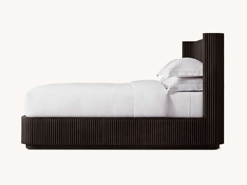 Postmodernism Soft Bed;European Oak Wooden Bed;Byron King Bed