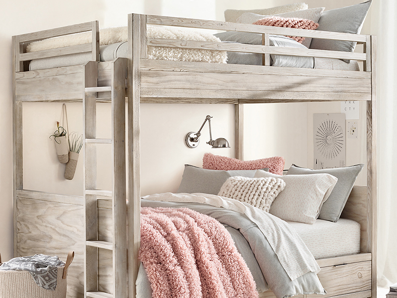 Laguna Storage Bunk Bed；Custom Bunk Bed；Madero Modern Laguna Storage Bunk Bed