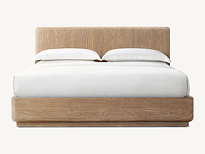 Wood Bed; Modern Bed;Brown Bed