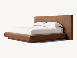 Wood Bed; Modern Bed;Brown Bed