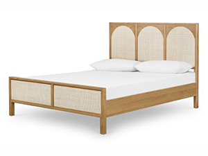 Rattan bed;wood bed ;modern bed