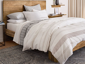 Solid Wood Bed,oak wood bed;modern bed