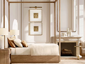 Wood Bed; Modern Bed;Brown Bed