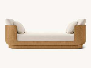 Wood Daybed; Modern Daybed;Brown Daybed