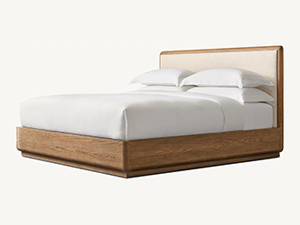 Wood Bed; Modern Bed;Brown Bed