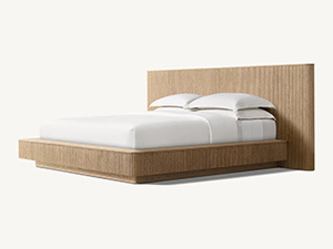Wood Bed; Modern Bed;Brown Bed