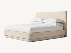 Wood Bed; Modern Bed;Brown Bed