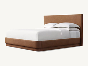 Wood Bed; Modern Bed;Brown Bed