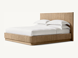 Wood Bed; Modern Bed;Brown Bed