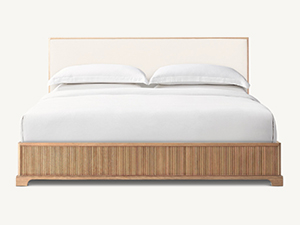 Wood Bed; Modern Bed;Brown Bed