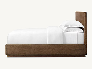 Wood Bed; Modern Bed;Brown Bed