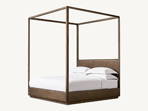 Wood Bed; Modern Bed;Brown Bed