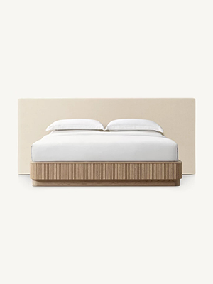 Wood Bed; Modern Bed;Brown Bed