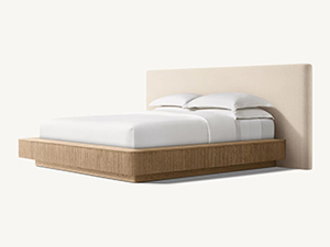 Wood Bed; Modern Bed;Brown Bed