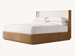 Postmodernism Bed;Solid Wooden Bed;European White Oak Bed
