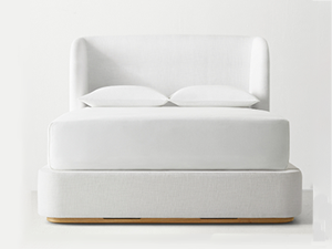 Costom Size Fabric Shelter Bed;Oak Wooden Bed;Hot Sale Madero Modern Bed