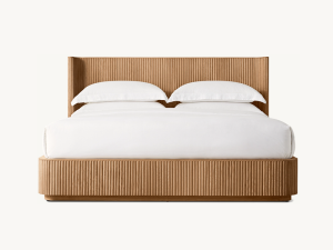 Oak Wooden Bed;New Style Bed;Faddish Postmodernism Bed