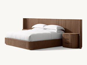Wooden Bed;Rich Grain Bed;European Oak Bed