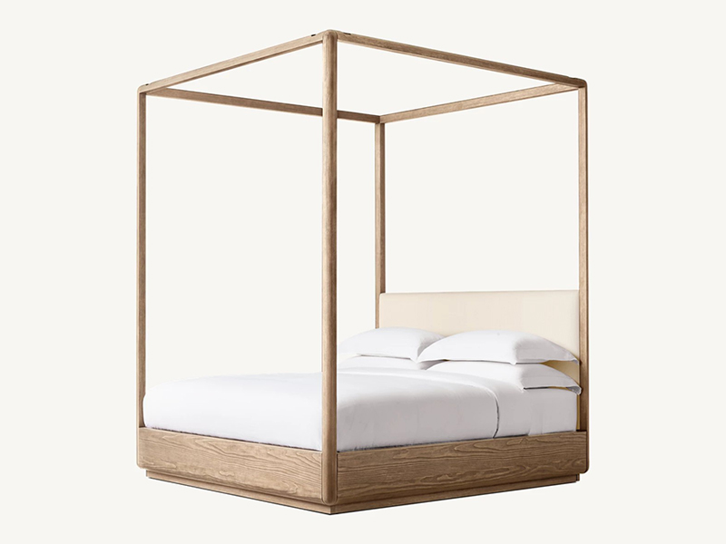 Wood Bed; Modern Bed;Brown Bed