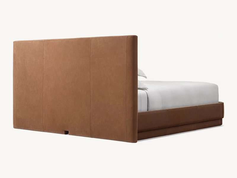 Wood Bed; Modern Bed;Brown Bed