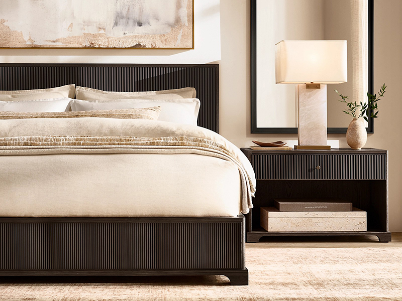 Wood Bed; Modern Bed;Brown Bed