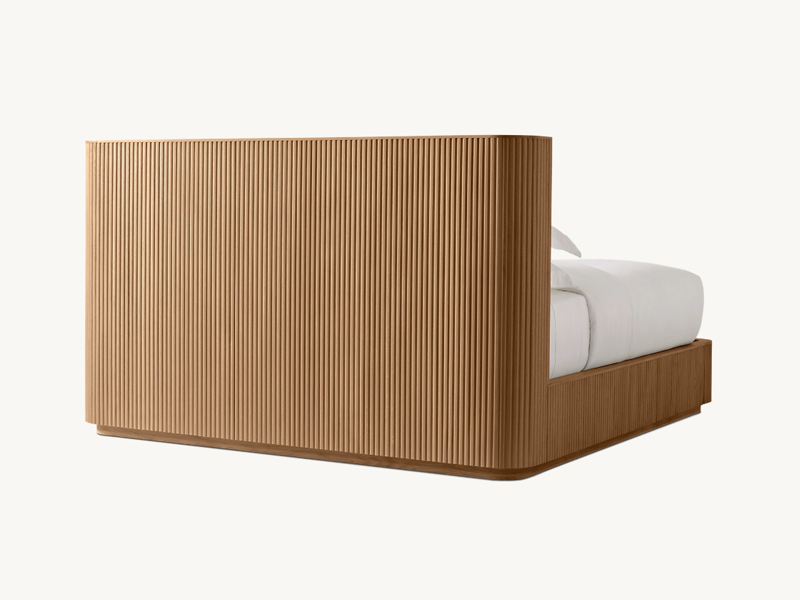 Oak Wooden Bed;New Style Bed;Faddish Postmodernism Bed