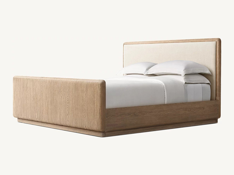 Wood Bed; Modern Bed;Brown Bed