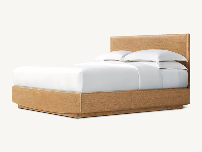 Wood Bed; Modern Bed;Brown Bed