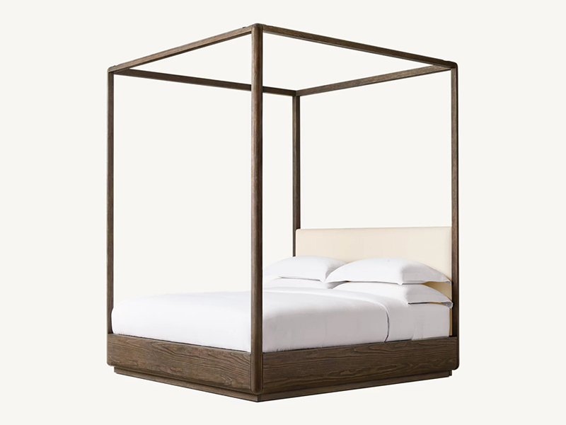 Wood Bed; Modern Bed;Brown Bed