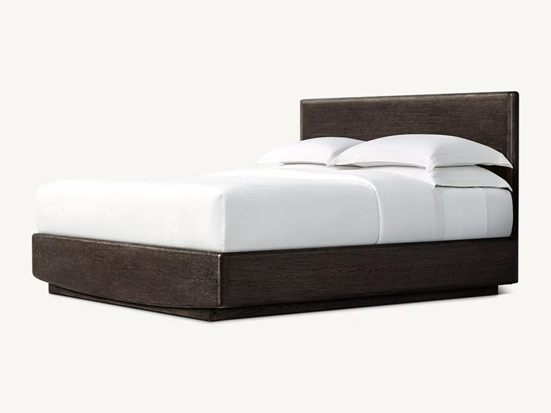 Wood Bed; Modern Bed;Brown Bed